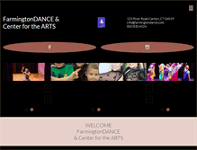 Tablet Screenshot of farmingtondance.com